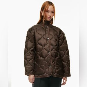 Aritzia Babaton Evergreen Quilted Jacket
